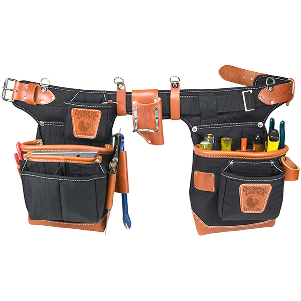OCCIDENTAL 9850 BLACK NYLON ADJUST-TO-FIT FATLIP TOOL BELT SET